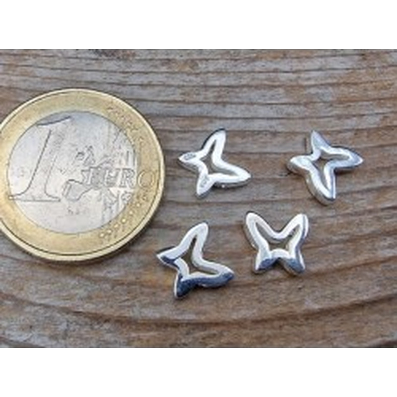 Zwischenteil, Schmetterling 8x7mm, 925 Silber 2