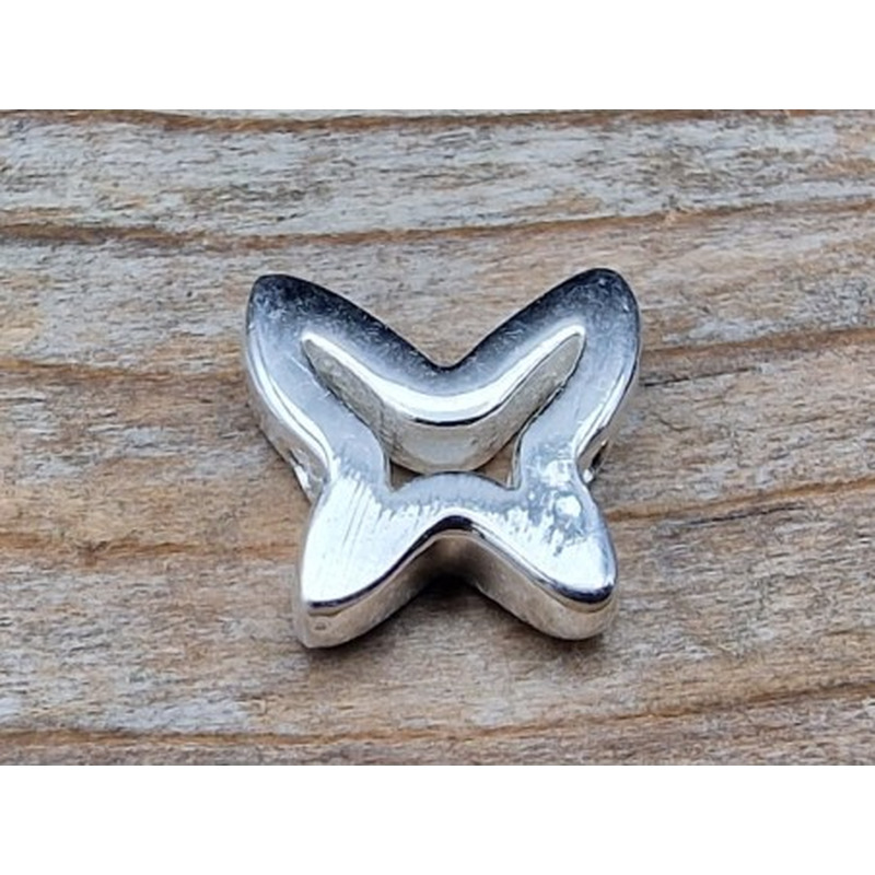 Zwischenteil, Schmetterling 8x7mm, 925 Silber