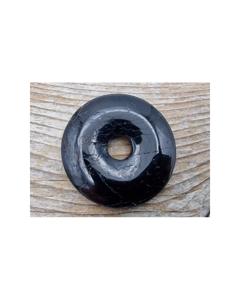 schwarzer Turmalin - Schörl - Donut 40mm