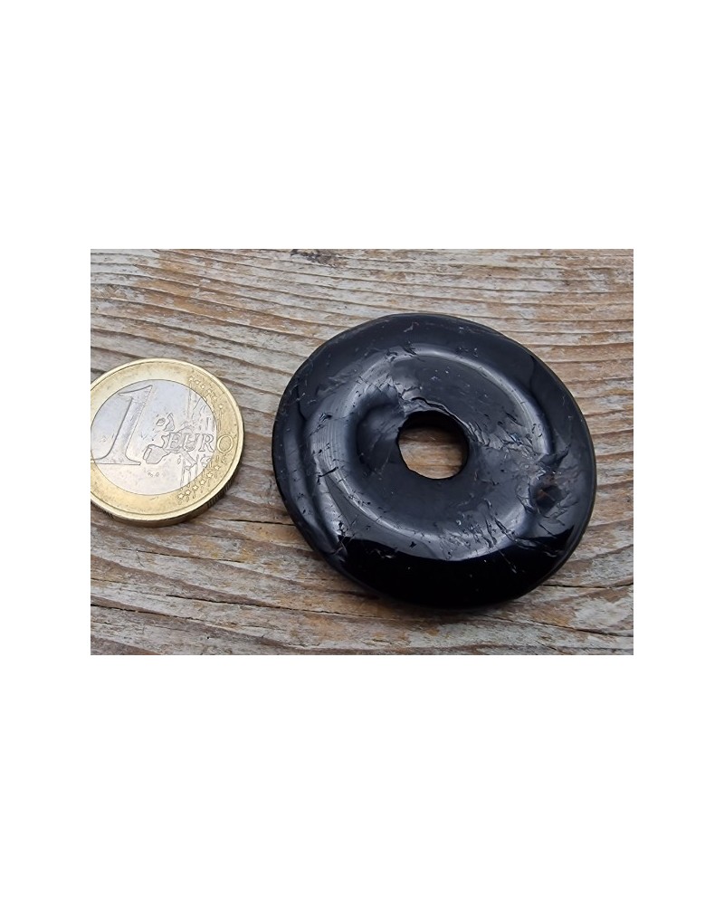 schwarzer Turmalin - Schörl - Donut 40mm
