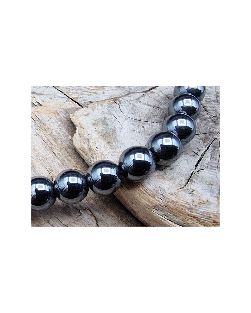 Blutsteinkette (Hämatit) 5mm