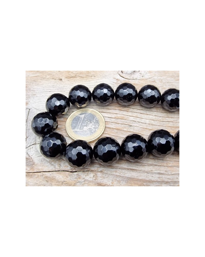Onyxkette facettiert 16mm