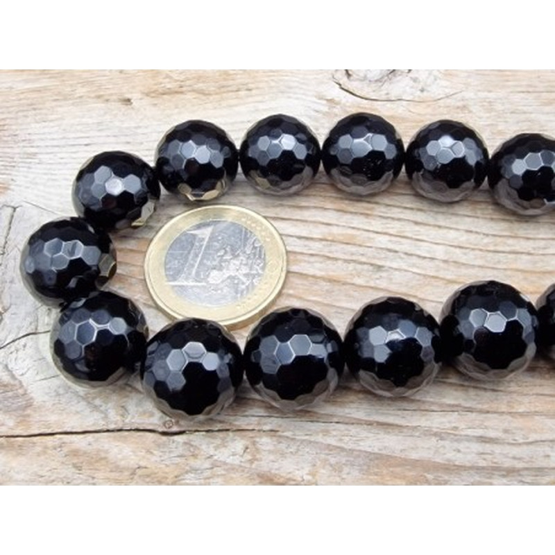 Onyxkette facettiert 16mm