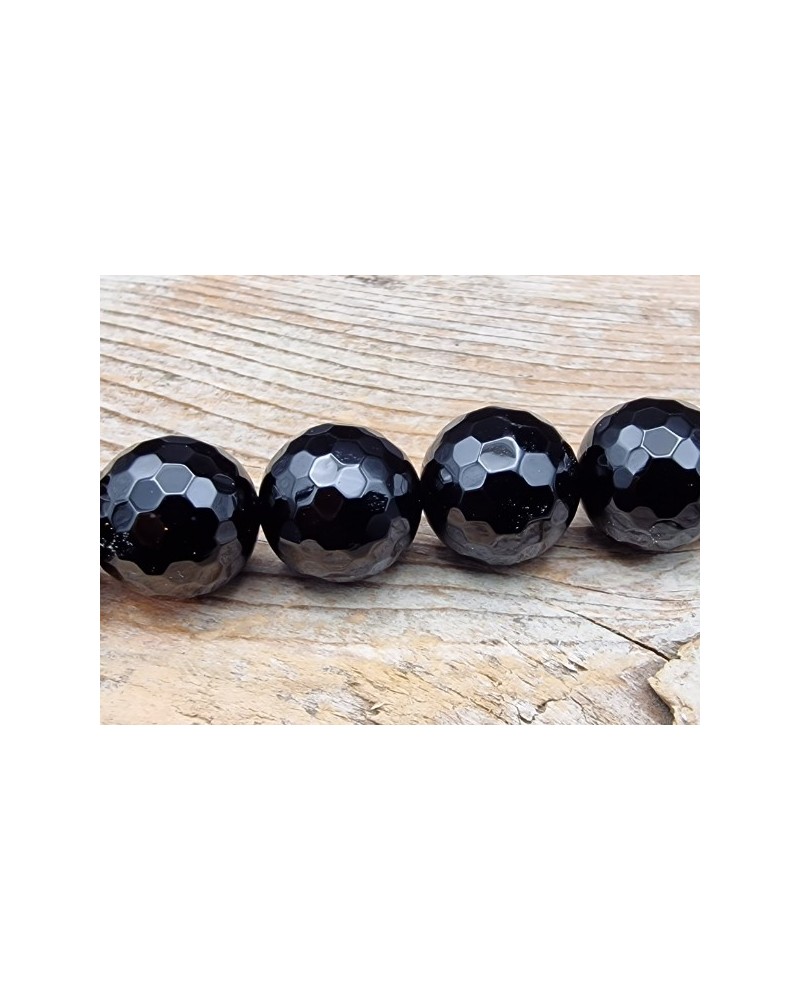 Onyxkette facettiert 16mm
