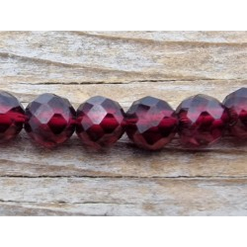 Granatkette facettiert 5mm