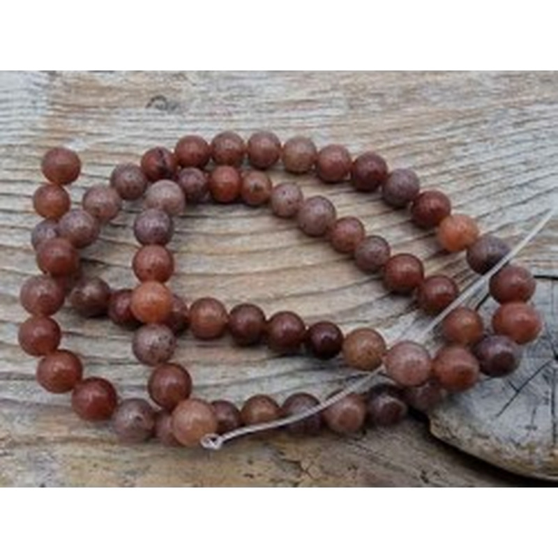 Purple Aventurin Kette 6mm 2