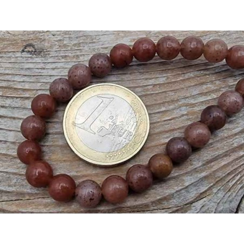Purple Aventurin Kette 6mm