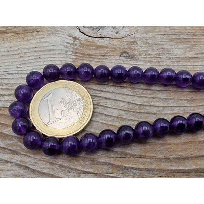 Amethystkette 6mm