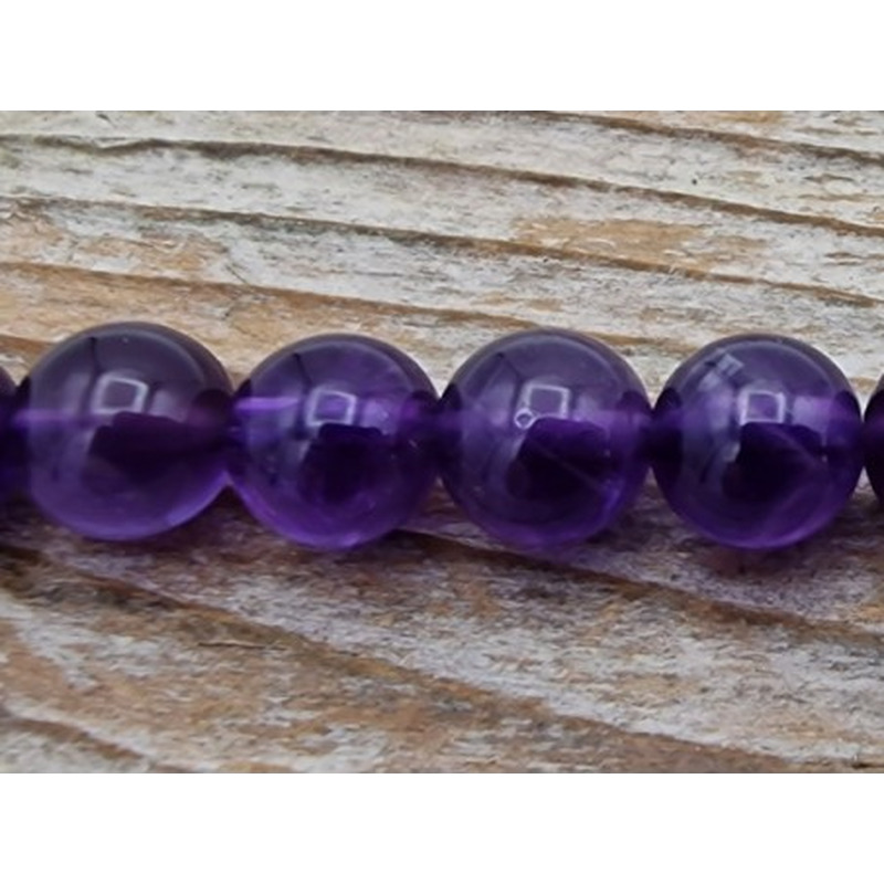 Amethystkette 6mm
