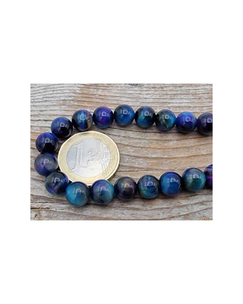 Tigeraugekette multicolor 8mm