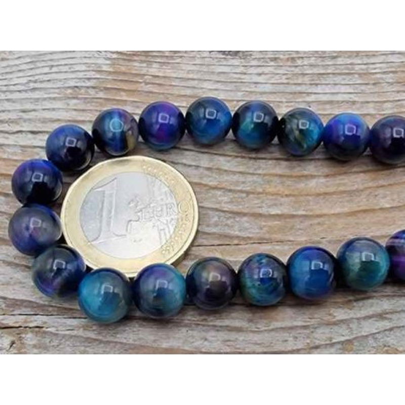 Tigeraugekette multicolor 8mm