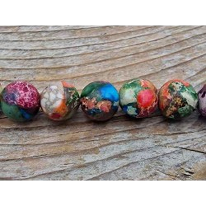 Imperial Jaspis Kette 8mm