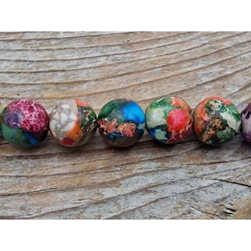 Imperial Jaspis Kette 8mm
