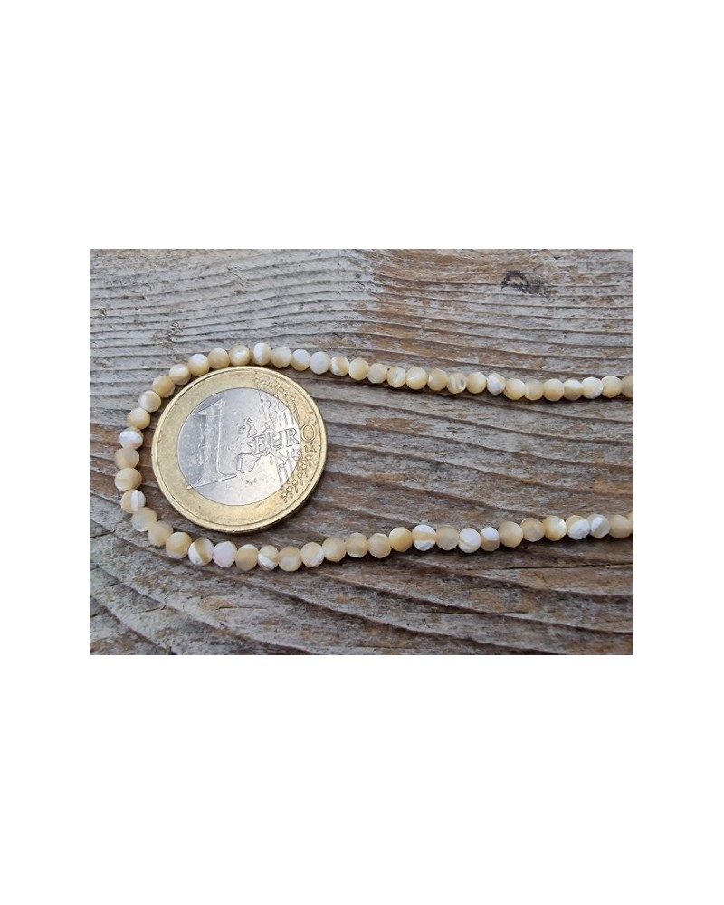 Perlmuttkette 3mm facettiert