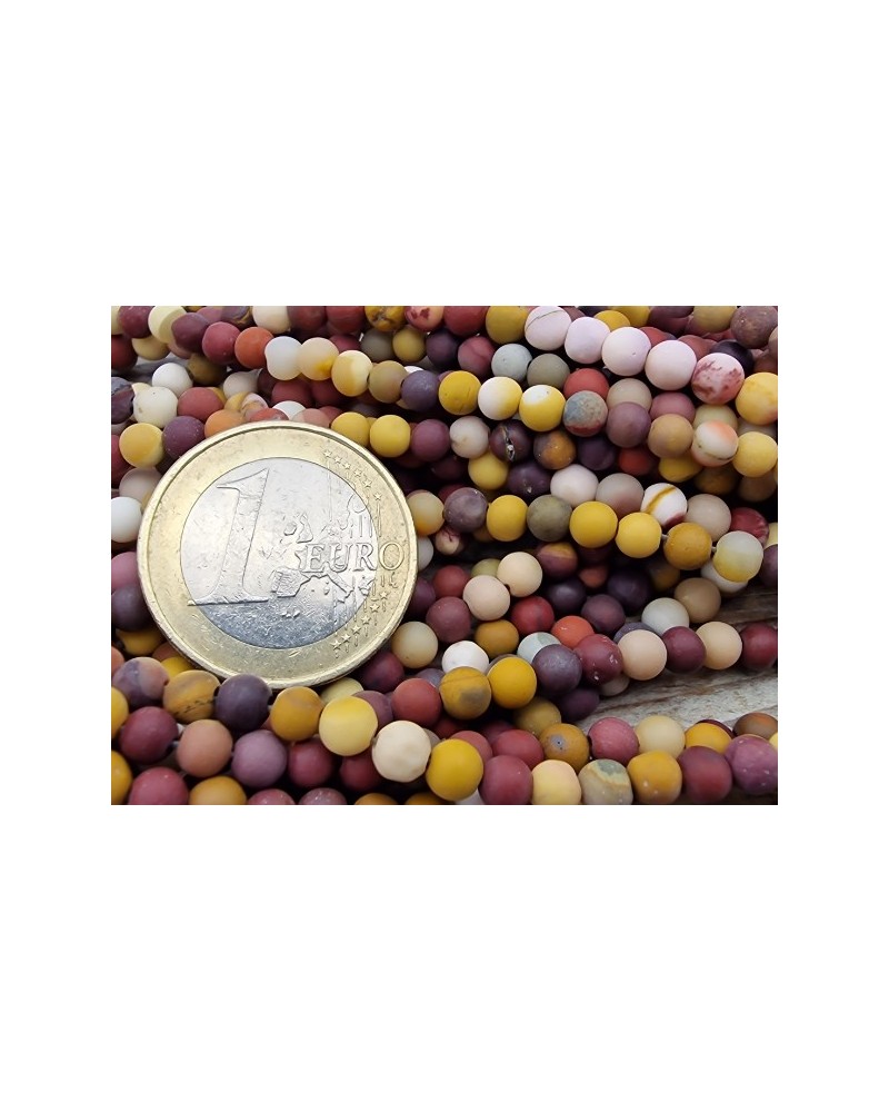 Mookaitkette matt 4mm