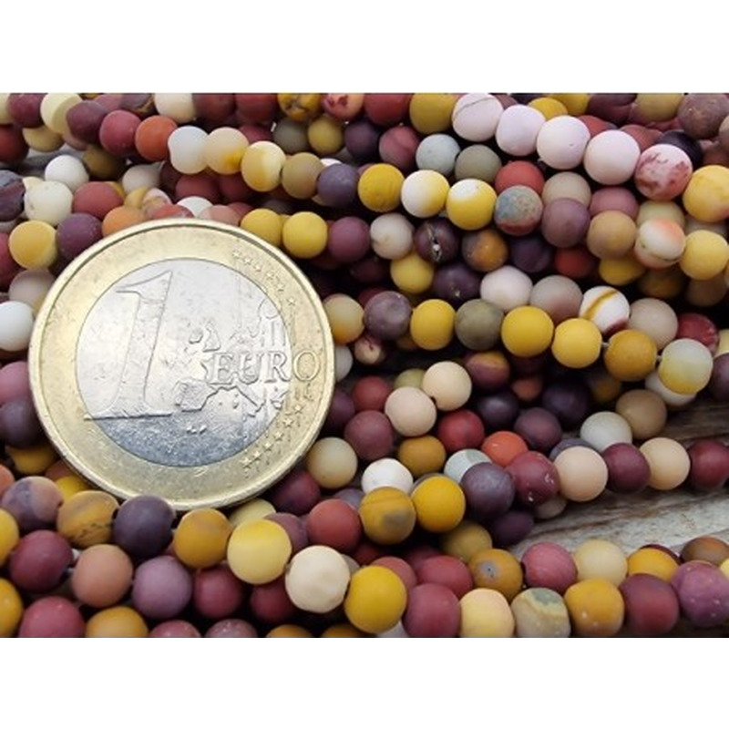 Mookaitkette matt 4mm