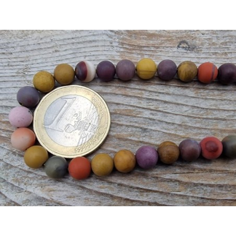 Mookaitkette matt 6mm