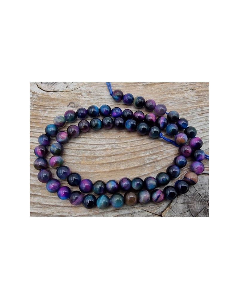 Tigeraugekette multicolor 6mm