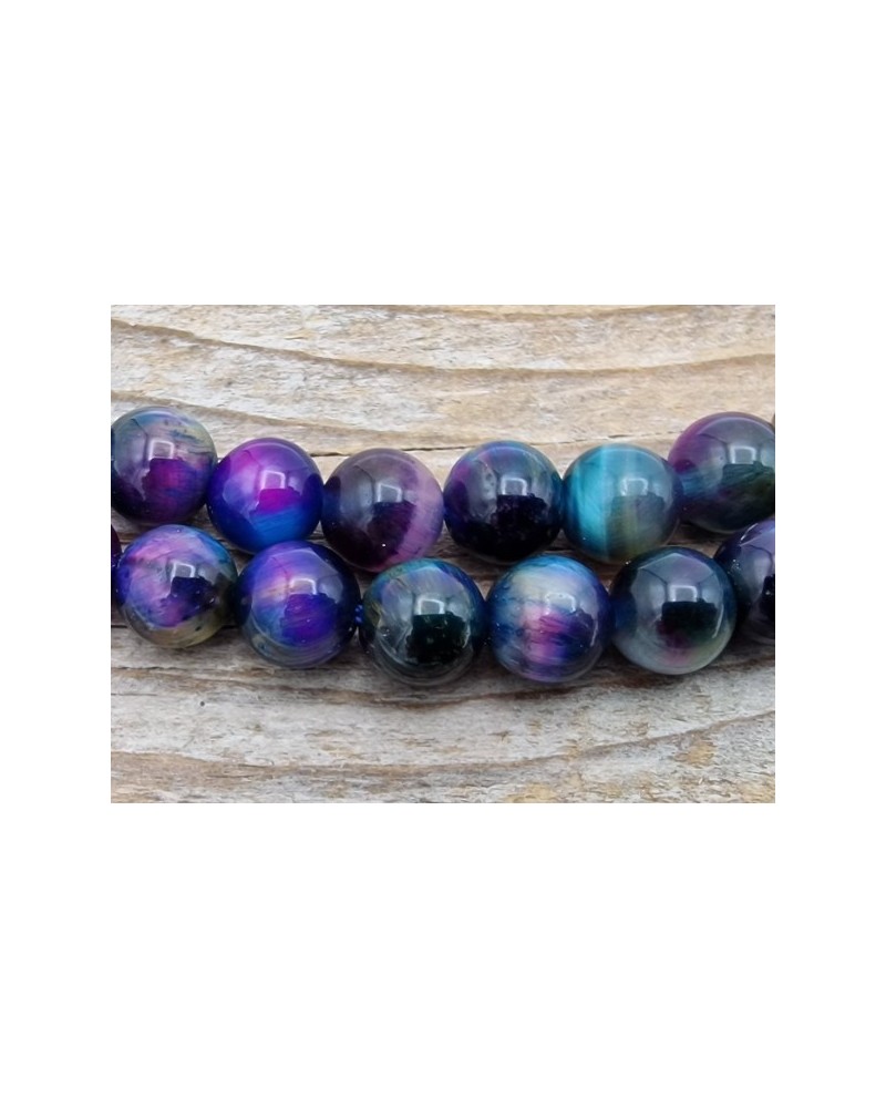 Tigeraugekette multicolor 6mm