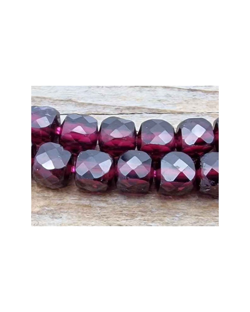 Granatkette facettiert 4x4mm