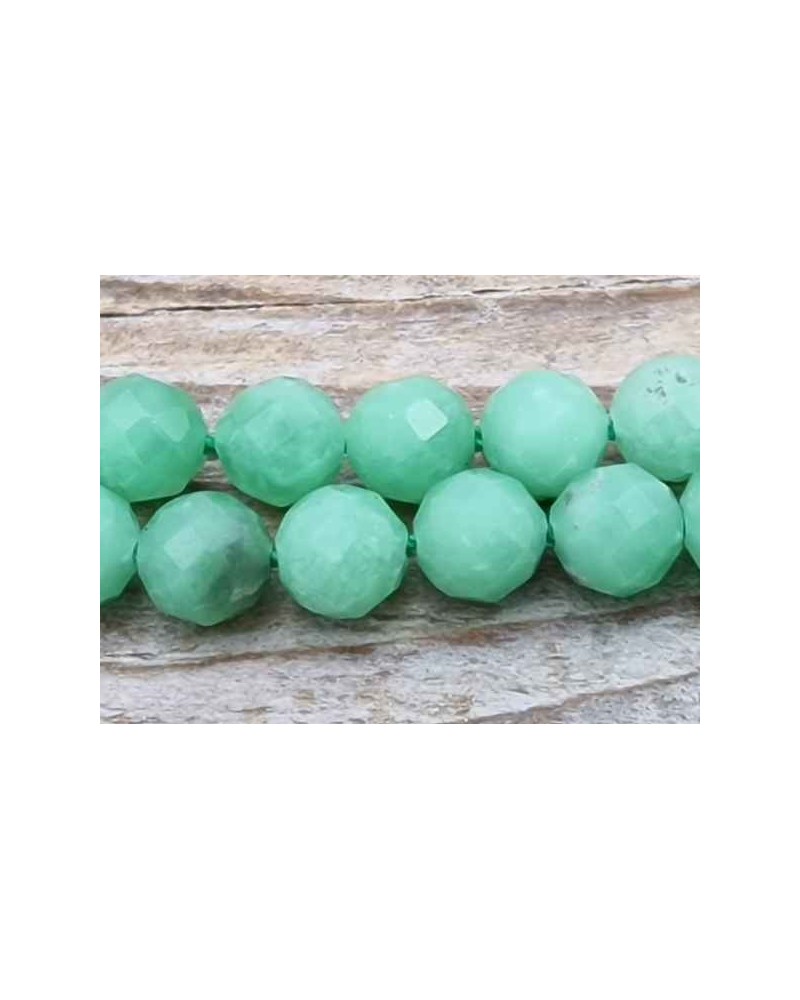 grüner Angelit facettiert 4mm