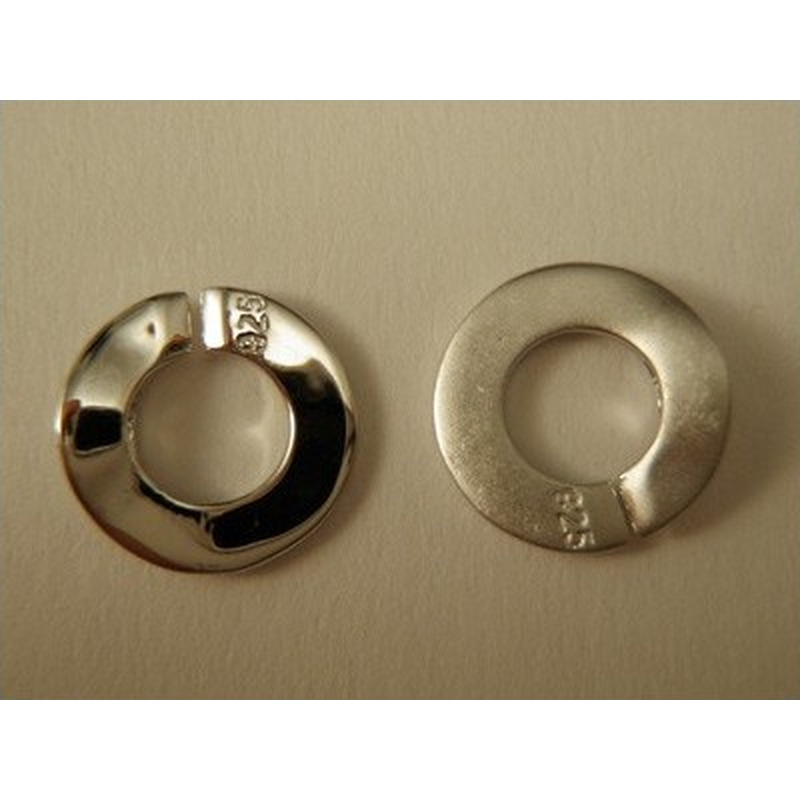 Schliesse 12x18mm Silber rhodiniert