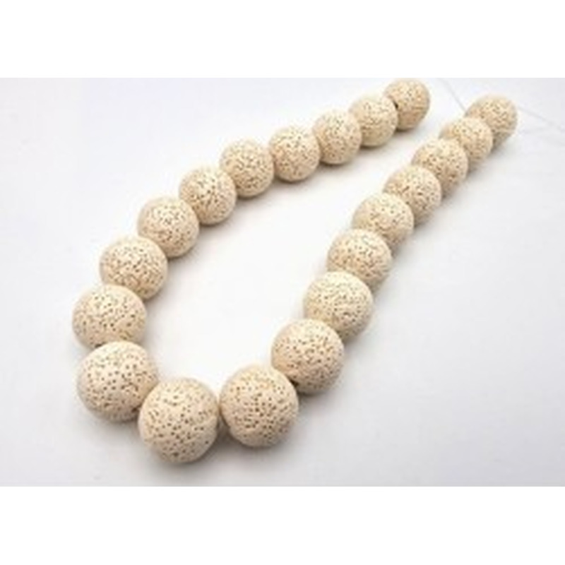 Lavakette weiß 20mm