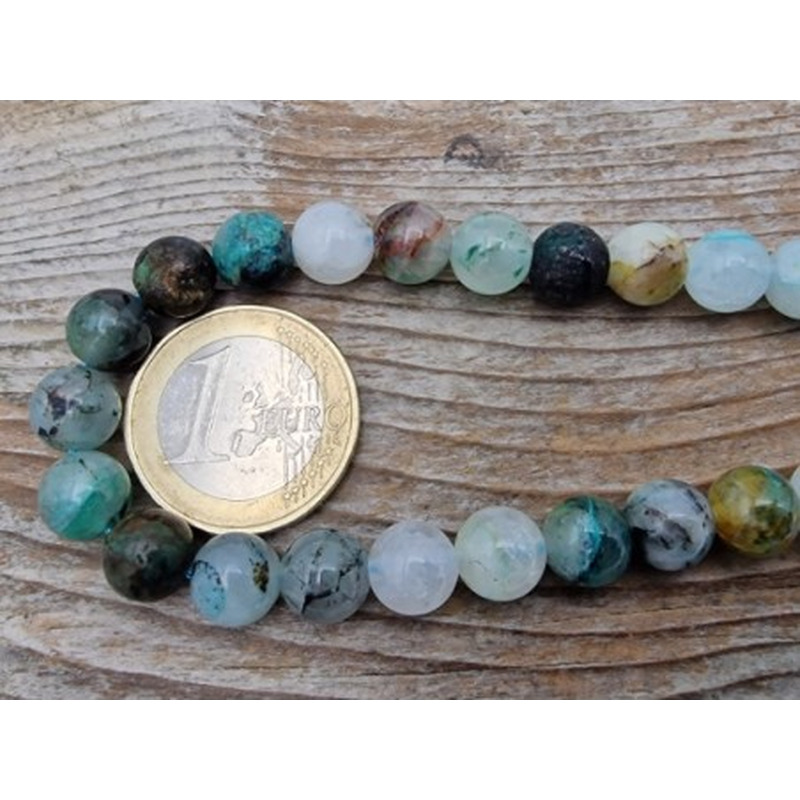 Chrysokollquarz Kette 8mm