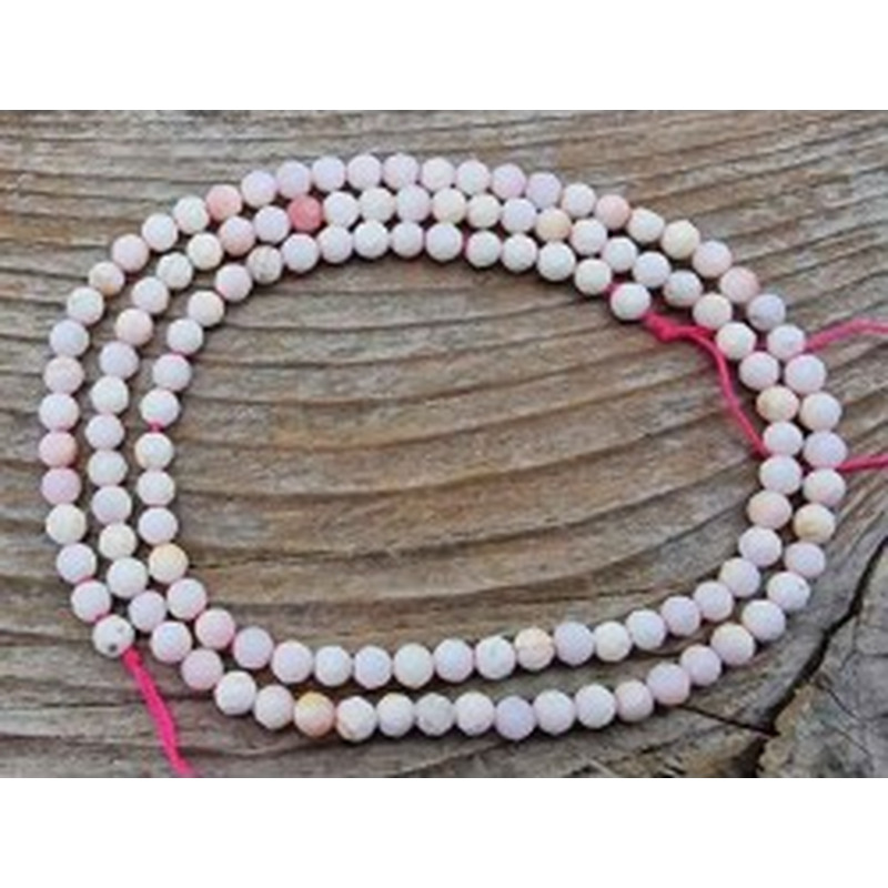 Muschelkette pink facettiert 3mm 2