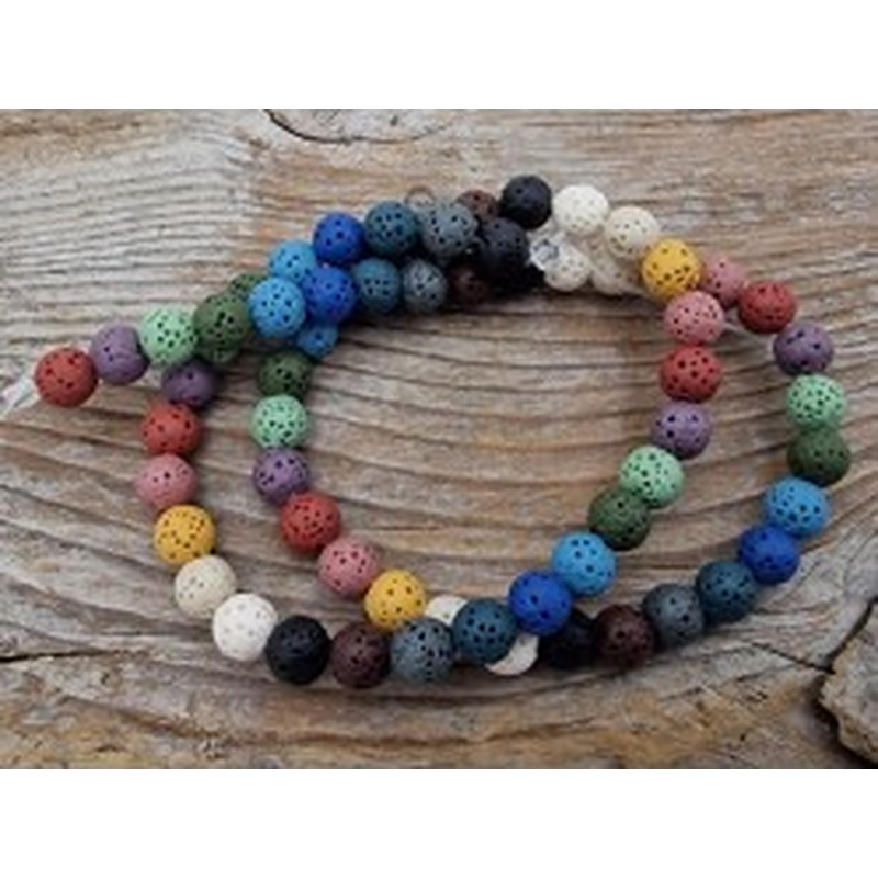 Lavakette 6mm multicolor 2