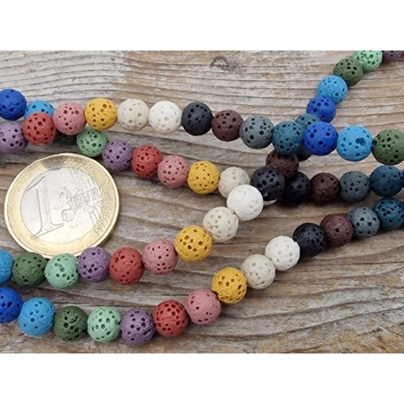 Lavakette 6mm multicolor