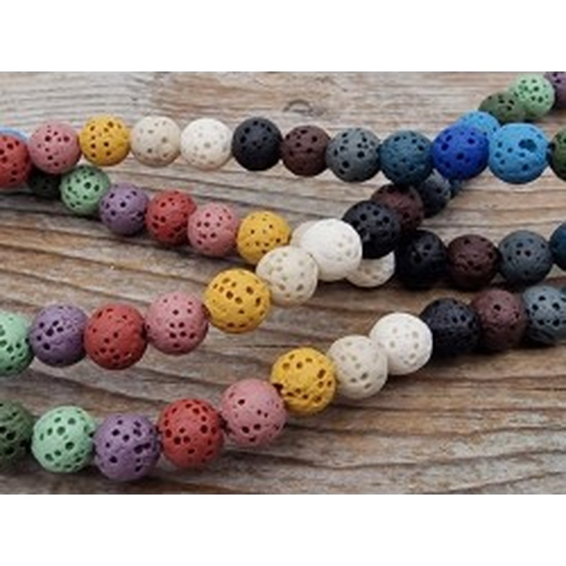 Lavakette 6mm multicolor