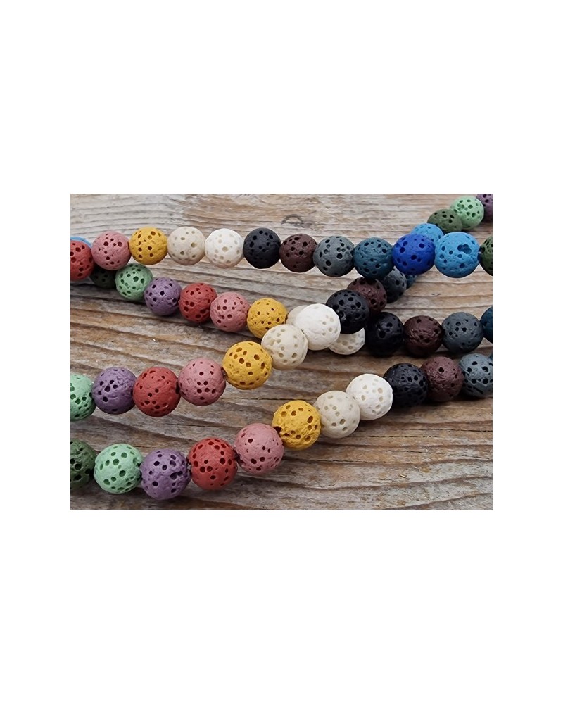 Lavakette 6mm multicolor