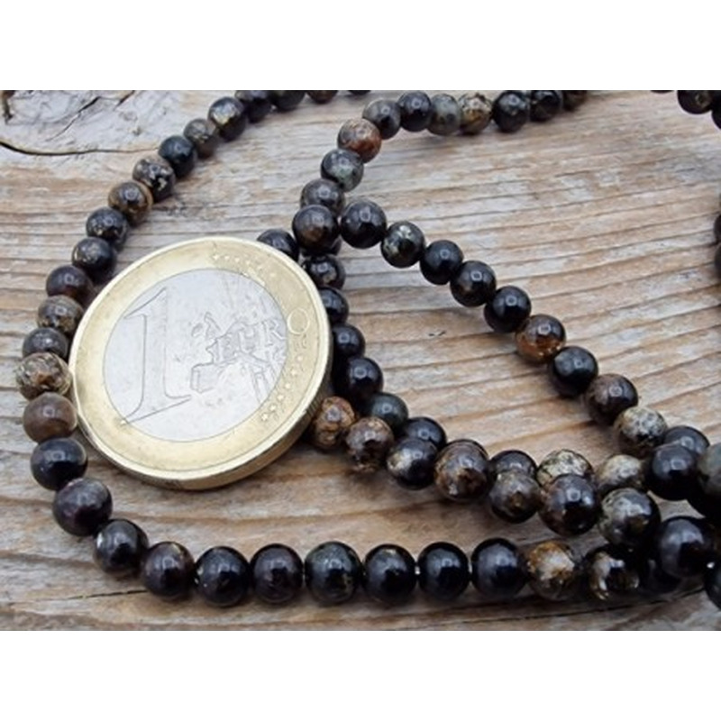 Golden Mica Kette 4mm