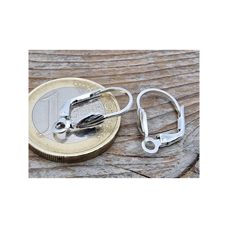 2 Stk. Brisur 11x18mm, 925 Silber