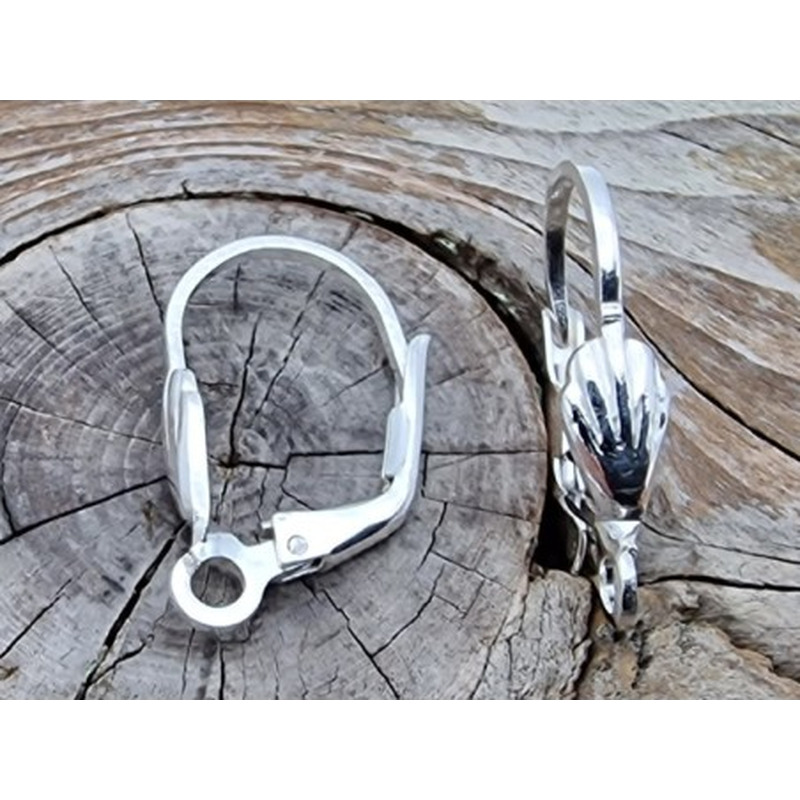 2 Stk. Brisur 11x18mm, 925 Silber