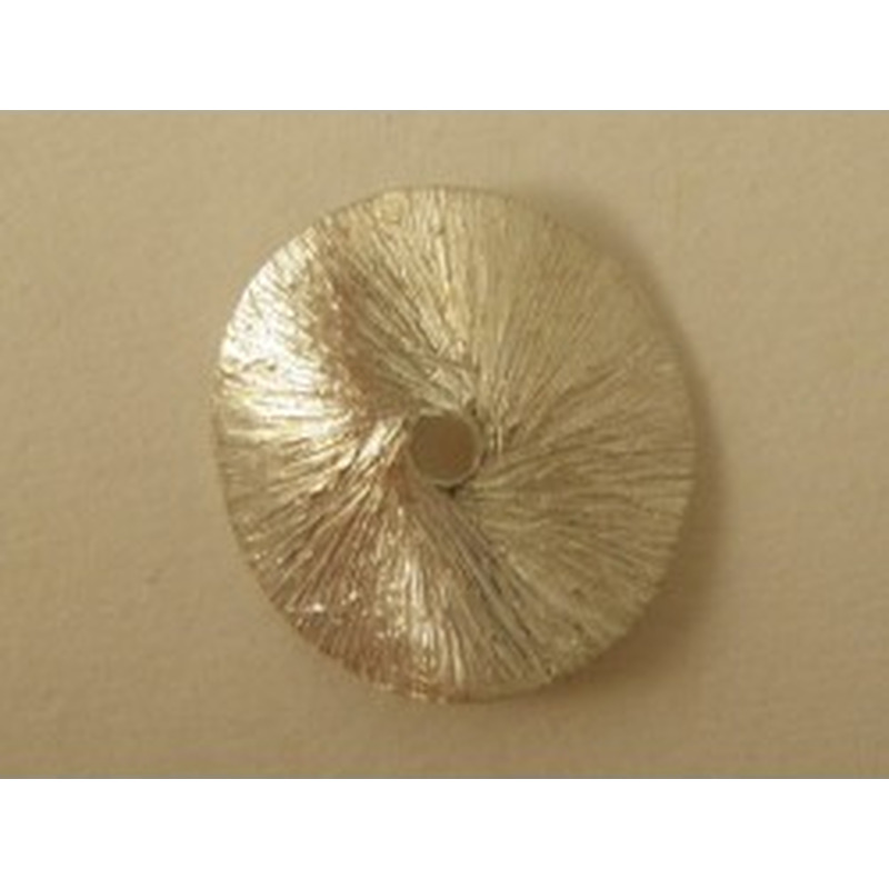 Zwischenteil, Scheibe Wave 6mm, Silber 2