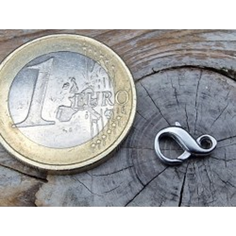 Schliesse 9mm, 925 Silber rhodiniert 2