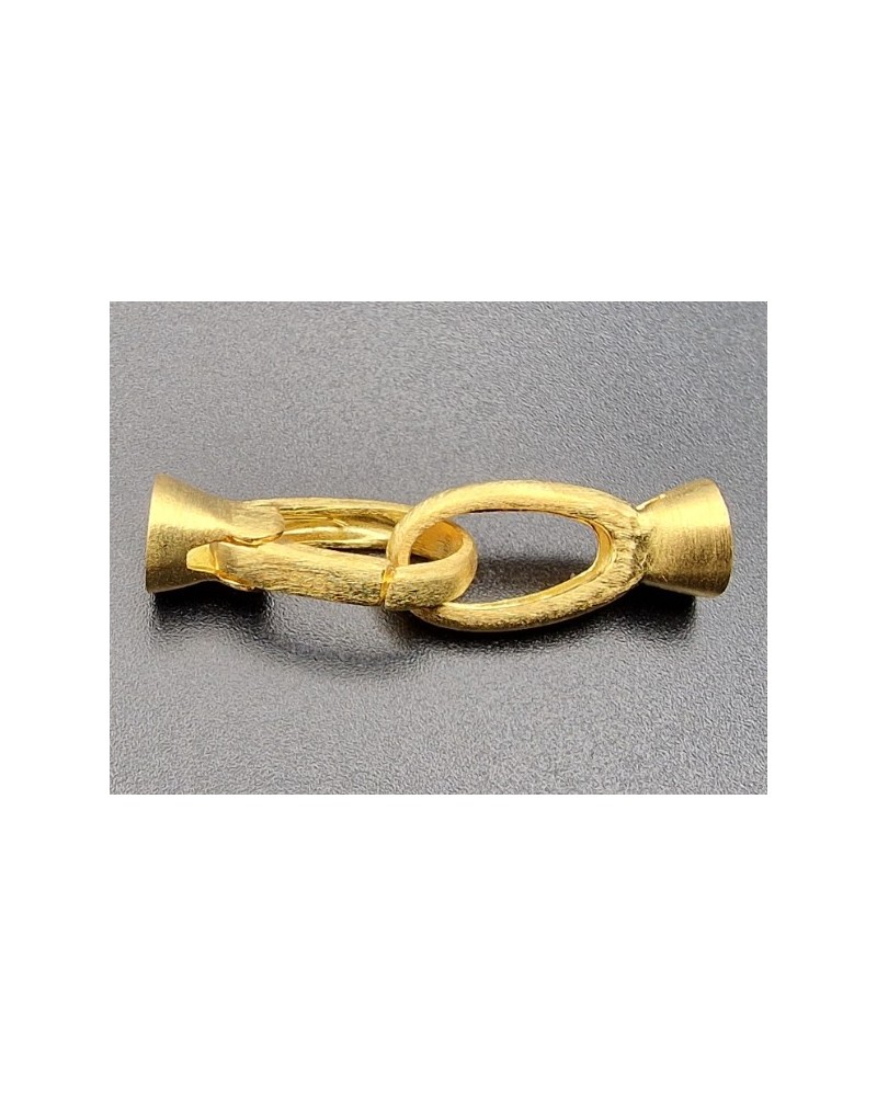 Schliesse 8x32mm, 925 Silber vergoldet matt