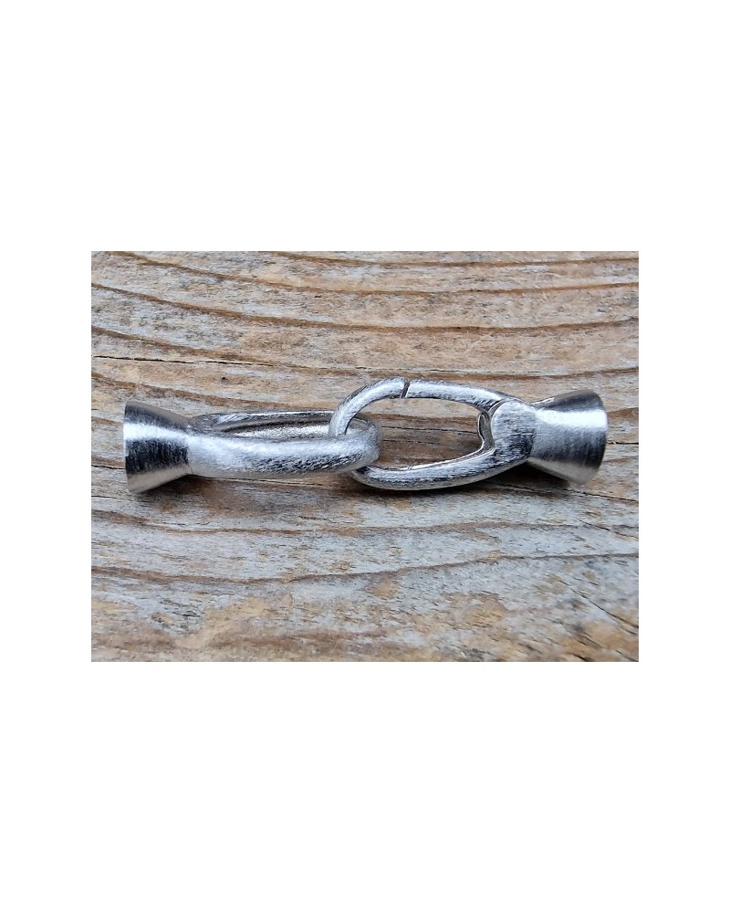 Schliesse 8x32mm, 925 Silber rhodiniert matt