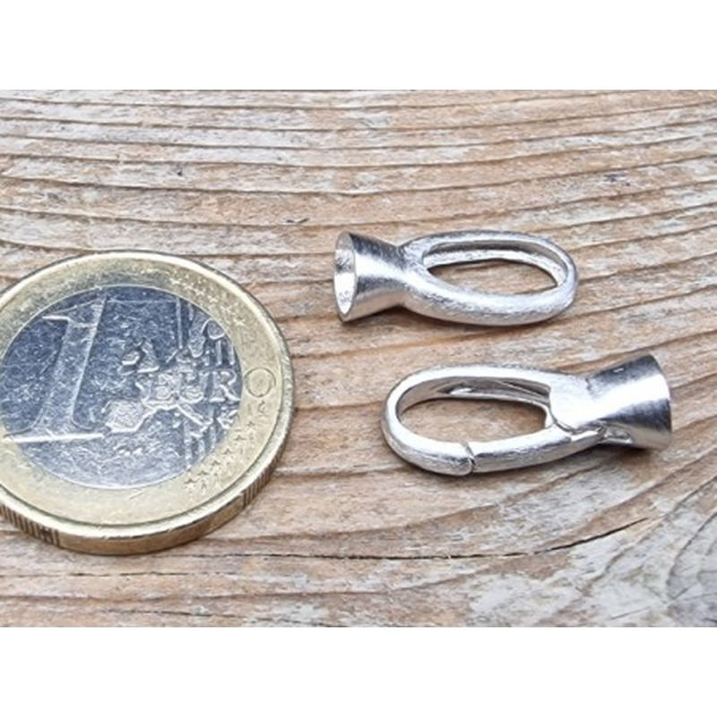 Schliesse 8x32mm, 925 Silber rhodiniert matt