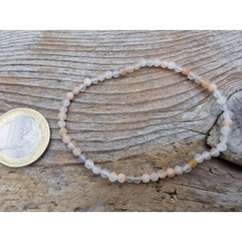 Mondstein 3mm Armband facettiert 2