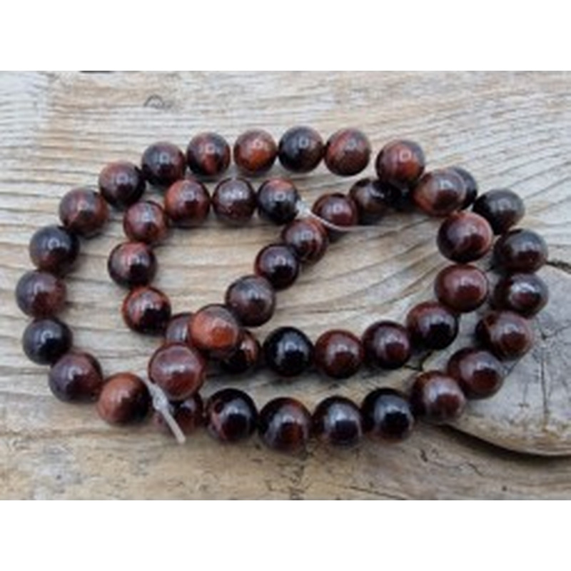 rote Tigeraugekette 8mm 2