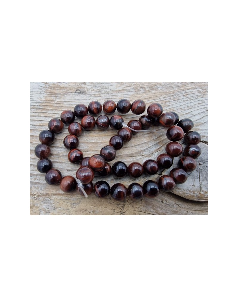 rote Tigeraugekette 8mm