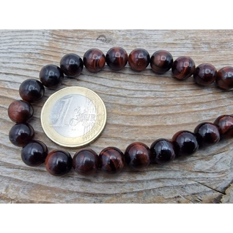 rote Tigeraugekette 8mm
