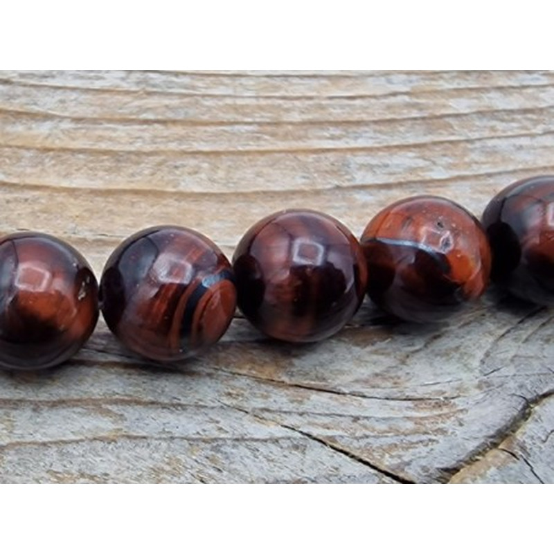 rote Tigeraugekette 8mm