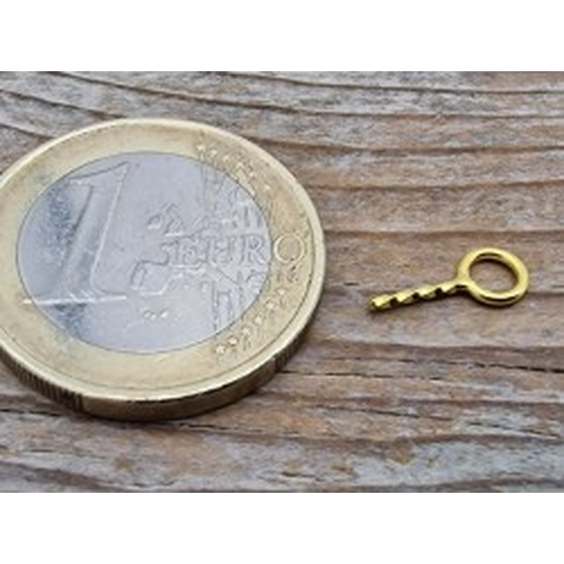 Anhängeröse, Anhängerauge, 925 Silber vergoldet 2
