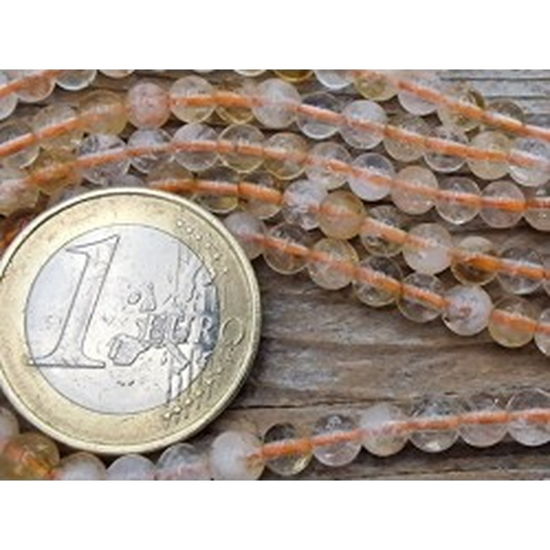 Zitrinkette (Citrin) 4mm 2