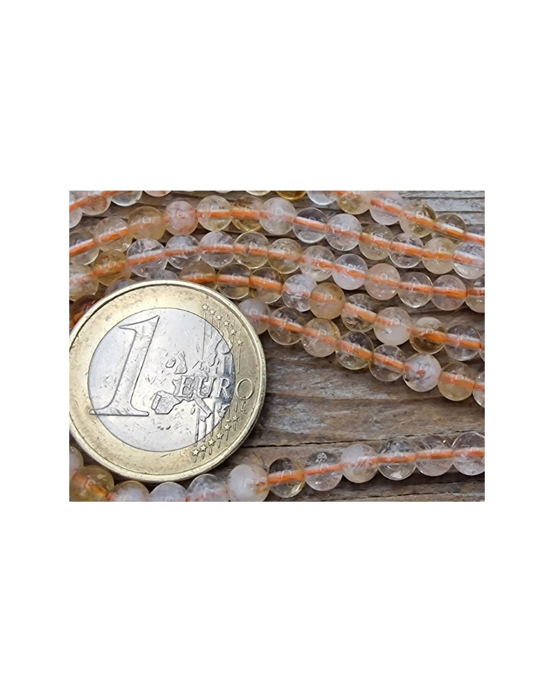 Zitrinkette (Citrin) 4mm
