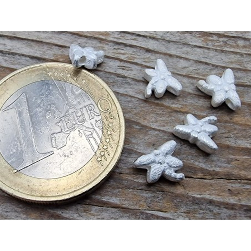 Zwischenteil, Libelle 7x6x2mm, 925 Silber